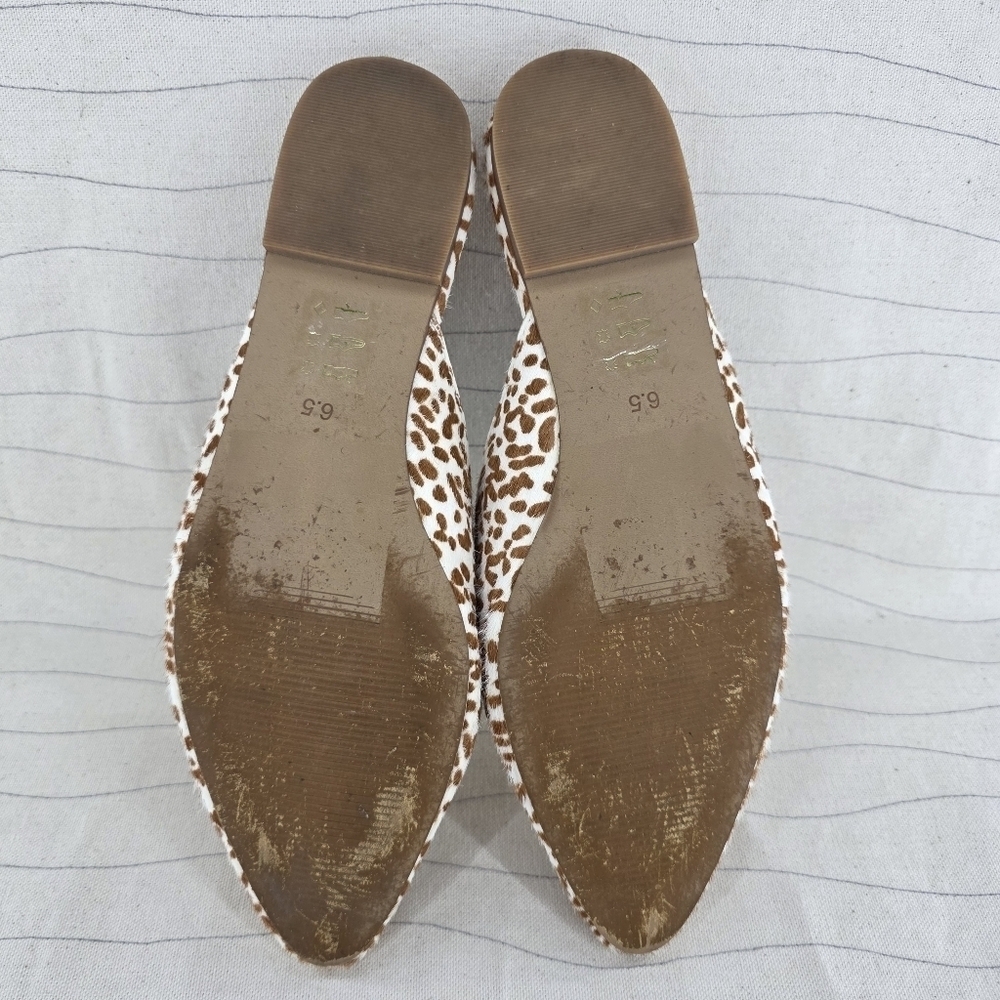 Madewell Womens Remi Mule Leopard Brown / White Mules Shoes Size 6.5 - Picture 9 of 10